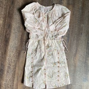 Rebecca Taylor Floral Pink Dress